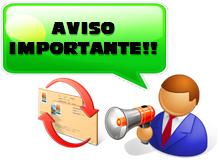 Aviso Importante