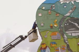 Alcaldía de Ibagué adelanta obras de mantenimiento en el monumento a La Guitarra