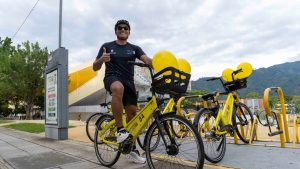 Harry Guzmán, el ibaguereño que realizó el viaje 10.000 en el Sistema Público de Bicicletas