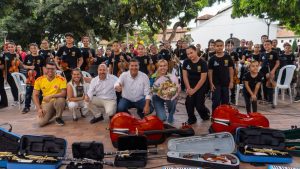 Alcaldesa dotó con nuevos instrumentos musicales a la Escuela Artística Panóptico