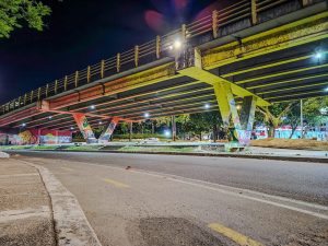 Alcaldía de Ibagué instaló 29 reflectores para fortalecer seguridad e iluminación en viaducto Álvaro Ramírez Gómez