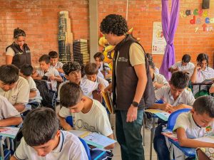 'El Morral del Viajero Tolimense’ llevó la historia del Tolima a las aulas del colegio San Bernardo