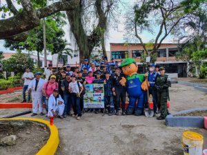 A través de ‘Minga al Parque’ Alcaldía de Ibagué recuperó y embelleció tres parques en Topacio