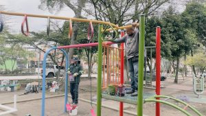 Alcaldía de Ibagué adelanta embellecimiento y fundido de placa en polideportivo del Parque de la 96