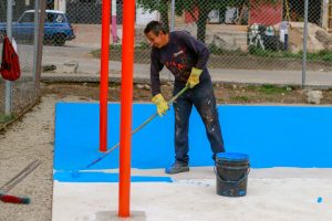 Alcaldía de Ibagué avanza con embellecimiento del Parque de la 96 en Jardín Santander